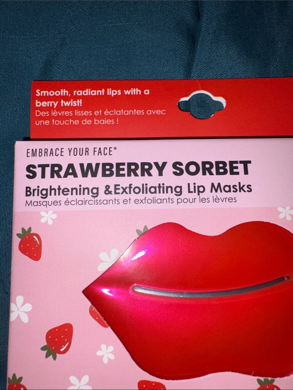 Embrace Your Face strawberry sorbet